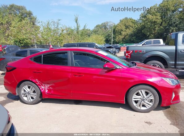 5NPD84LF5LH545474 2020 HYUNDAI ELANTRA Red 360 interior view