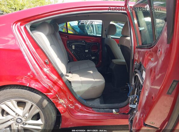 5NPD84LF5LH545474 2020 HYUNDAI ELANTRA Red VIN sticker view