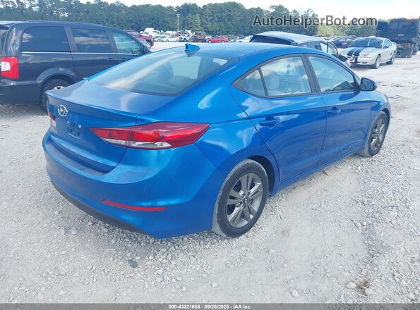 5NPD84LF6HH143776 2017 HYUNDAI ELANTRA Синий Задняя правая четверть