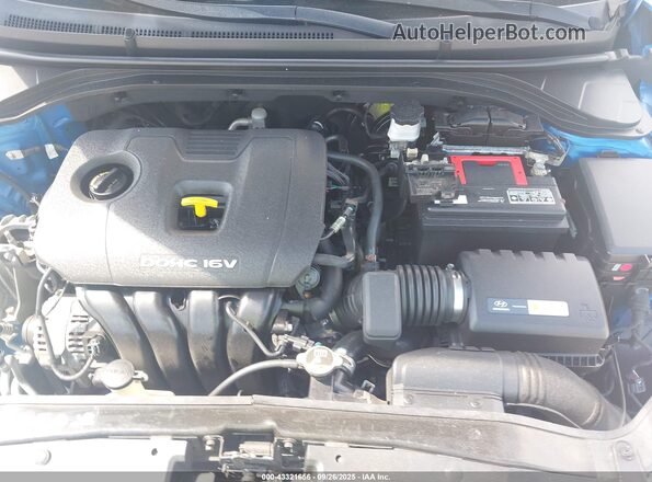 5NPD84LF6HH143776 2017 HYUNDAI ELANTRA Синий Вид сзади