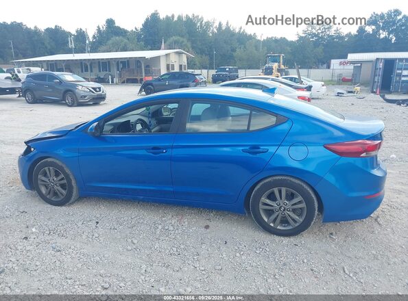 5NPD84LF6HH143776 2017 HYUNDAI ELANTRA Синий Панорамный вид салона 360°