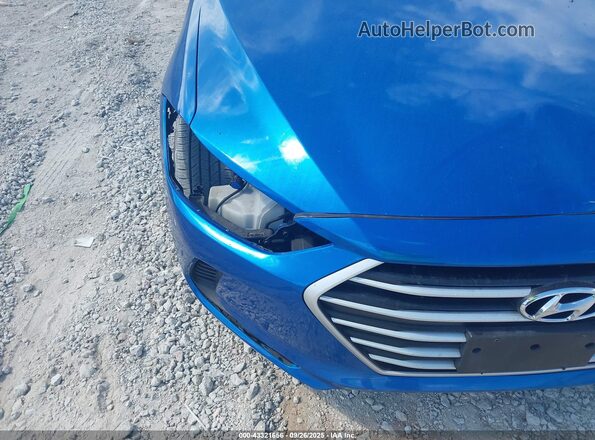 5NPD84LF6HH143776 2017 HYUNDAI ELANTRA Blue Widok z przodu
