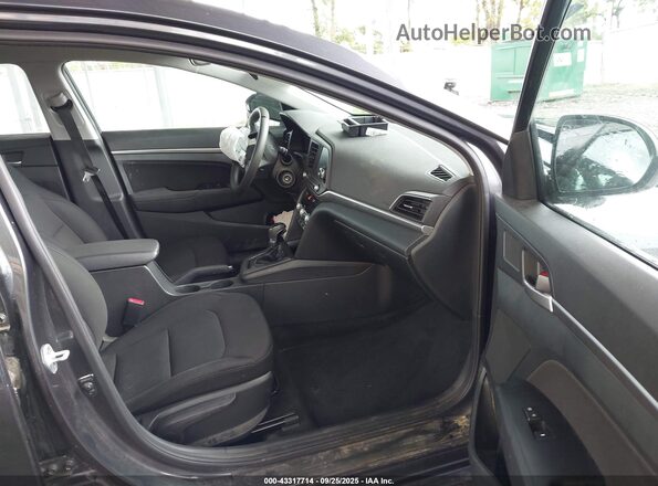 5NPD84LF6LH588771 2020 HYUNDAI ELANTRA Gray Front interior view