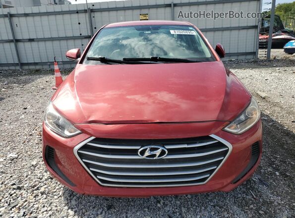 5NPD84LF7JH308126 2018 HYUNDAI ELANTRA Красный Вид спереди