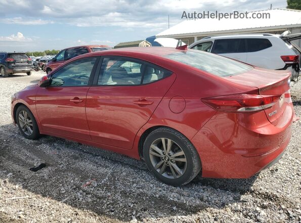 5NPD84LF7JH308126 2018 HYUNDAI ELANTRA Красный Задняя левая четверть