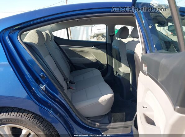 5NPD84LF7KH434634 2019 HYUNDAI ELANTRA Blue VIN կոդի պիտակի տեսք