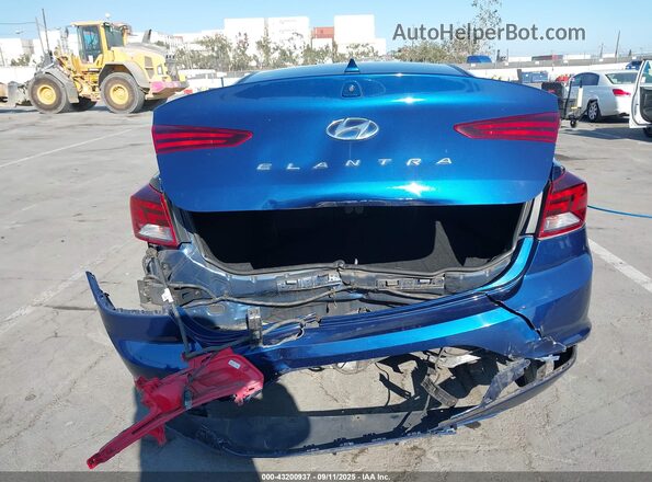 5NPD84LF7KH434634 2019 HYUNDAI ELANTRA Blue 