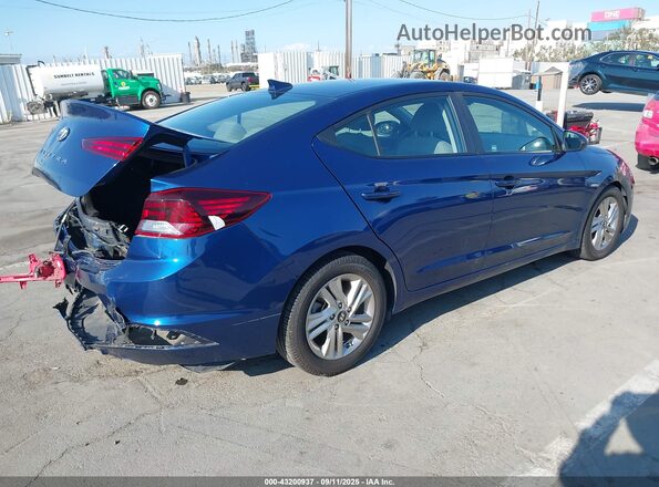 5NPD84LF7KH434634 2019 HYUNDAI ELANTRA Blue Հետևի աջ