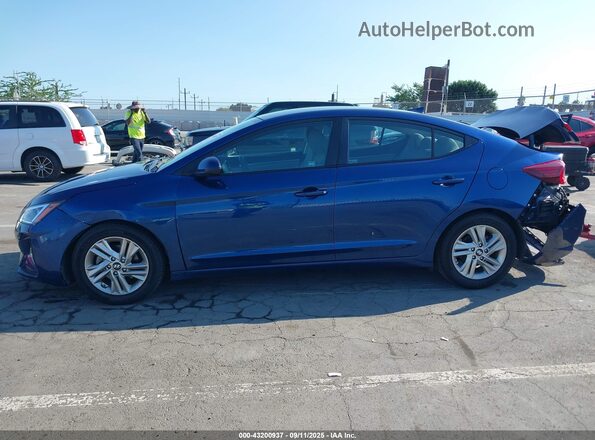 5NPD84LF7KH434634 2019 HYUNDAI ELANTRA Blue Սալոնի 360 աստիճան տեսք