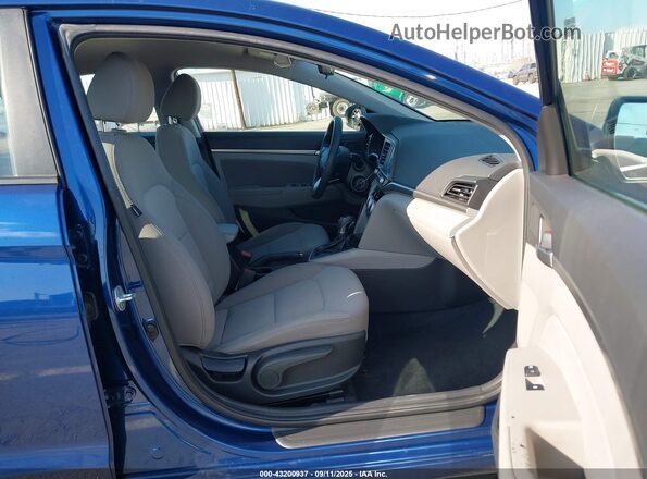 5NPD84LF7KH434634 2019 HYUNDAI ELANTRA Blue Սալոնի դիմացի տեսք