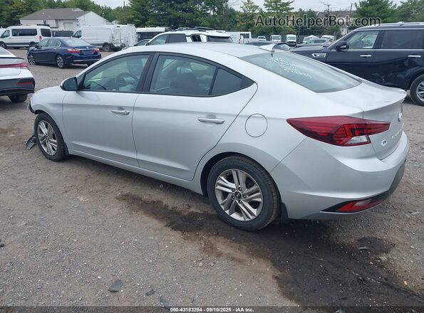 5NPD84LF7LH519099 2020 HYUNDAI ELANTRA Silver Rear left