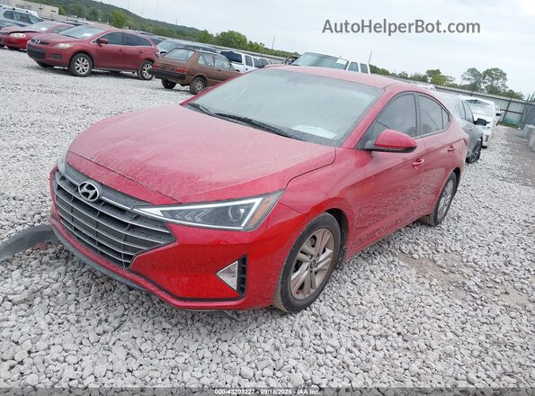 5NPD84LF7LH550160 2020 HYUNDAI ELANTRA Red Передня ліва чверть