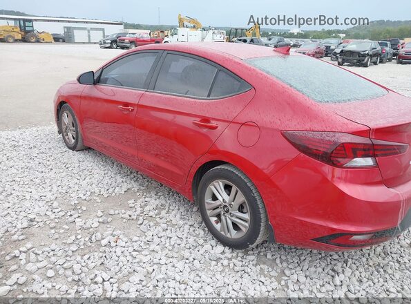 5NPD84LF7LH550160 2020 HYUNDAI ELANTRA Red Задня ліва чверть