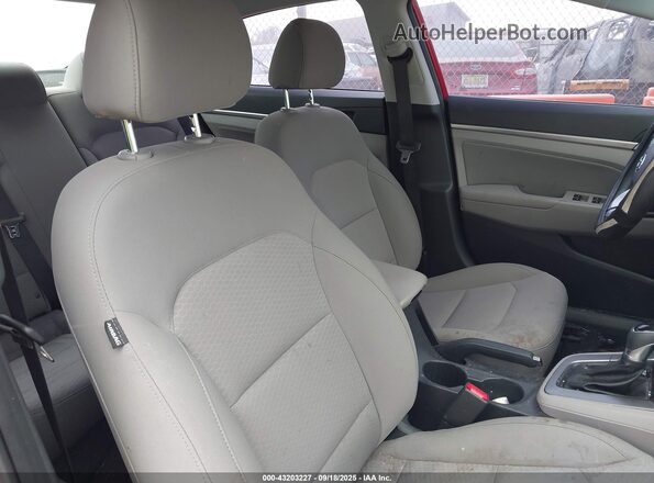 5NPD84LF7LH550160 2020 HYUNDAI ELANTRA Red Вид салону спереду
