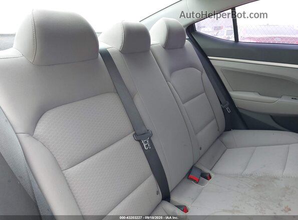 5NPD84LF7LH550160 2020 HYUNDAI ELANTRA Red Вид наклейки з VIN-кодом