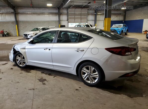 5NPD84LF8LH507012 2020 HYUNDAI ELANTRA Silver Rear left