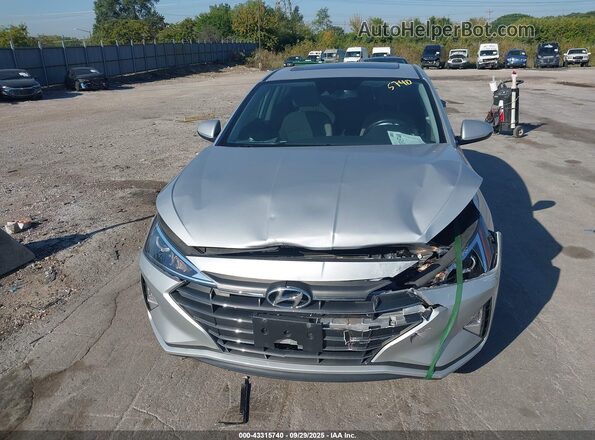 5NPD84LF8LH522562 2020 HYUNDAI ELANTRA Silver Սարքավորումների վահանակի տեսք
