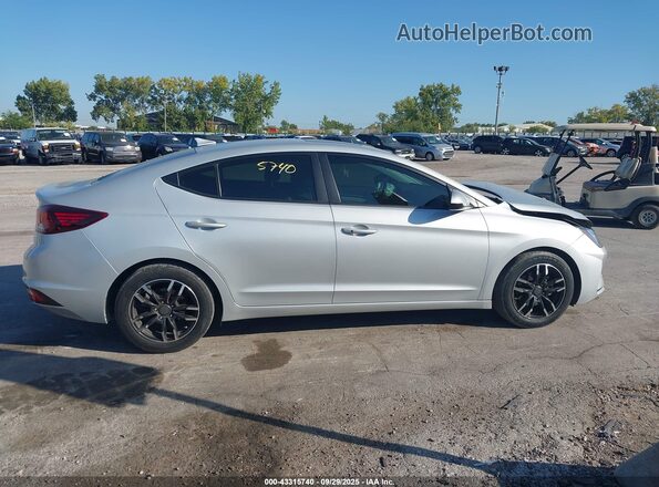 5NPD84LF8LH522562 2020 HYUNDAI ELANTRA Silver Սալոնի հետևի տեսք