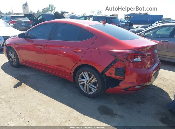 5NPD84LF8LH523310 2020 HYUNDAI ELANTRA Red Հետևի ձախ