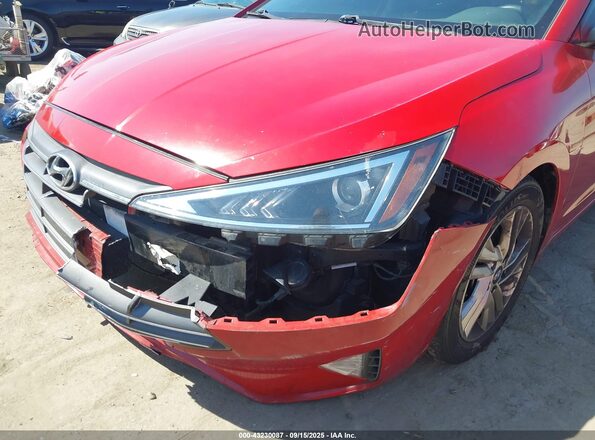 5NPD84LF8LH523310 2020 HYUNDAI ELANTRA Red Դիմացի տեսք