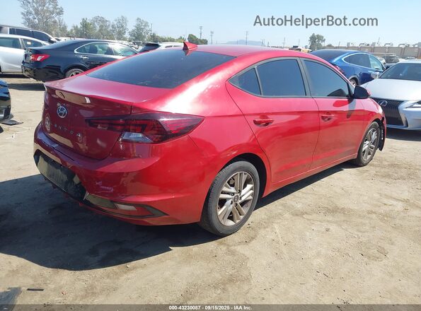 5NPD84LF8LH523310 2020 HYUNDAI ELANTRA Red Հետևի աջ