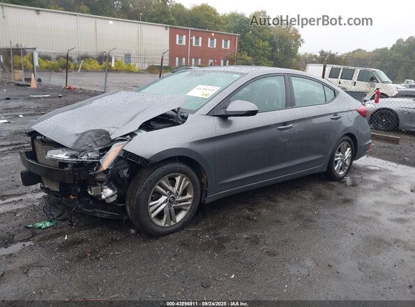 5NPD84LF8LH529687 2020 HYUNDAI ELANTRA Gray Przód lewy