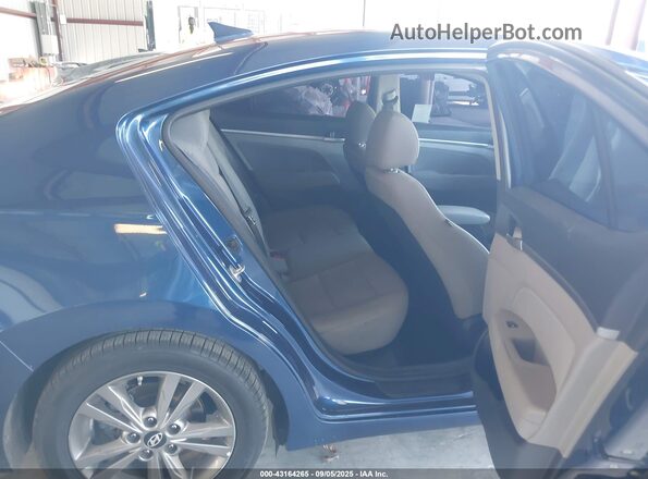 5NPD84LF8LH578131 2020 HYUNDAI ELANTRA Dark Blue VIN კოდის სტიკერის ხედი