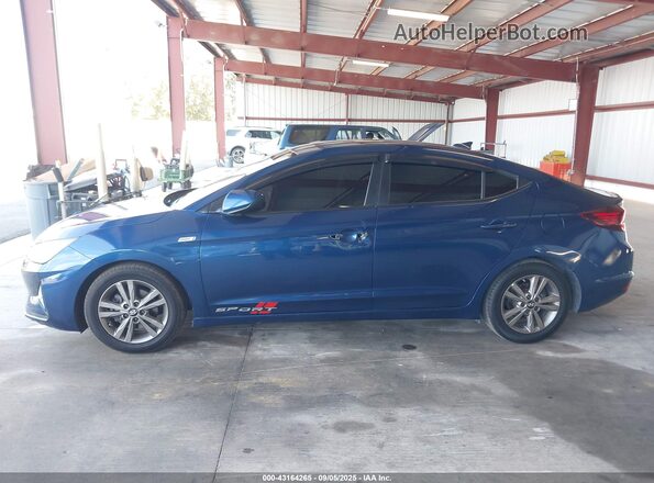 5NPD84LF8LH578131 2020 HYUNDAI ELANTRA Dark Blue უკანა სალონის ხედი