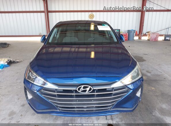 5NPD84LF8LH578131 2020 HYUNDAI ELANTRA Dark Blue წინა პანელის ხედი