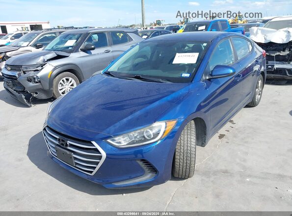 5NPD84LF9JH266428 2018 HYUNDAI ELANTRA Blue 