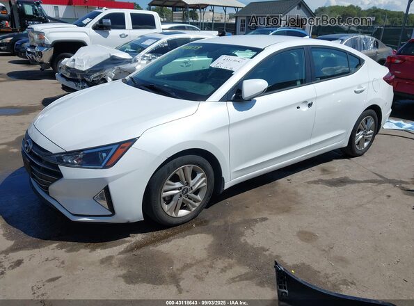 5NPD84LF9LH518391 2020 HYUNDAI ELANTRA White Front left