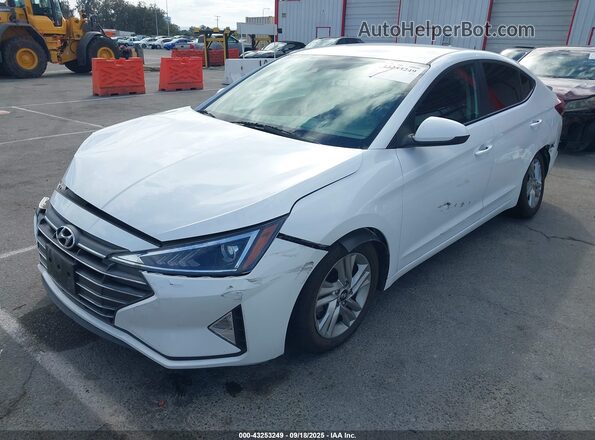 5NPD84LF9LH592121 2020 HYUNDAI ELANTRA White Передня ліва чверть