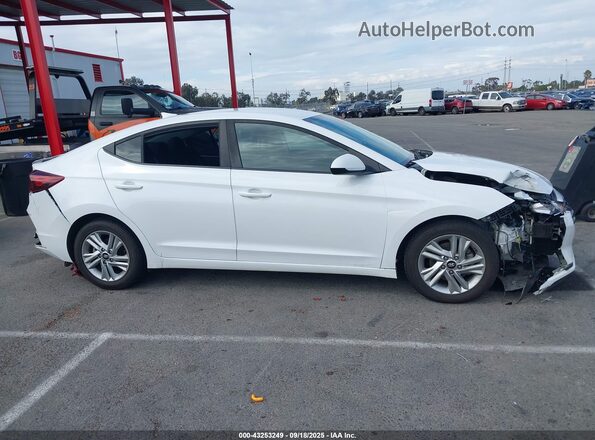 5NPD84LF9LH592121 2020 HYUNDAI ELANTRA White Вид щитка приладів