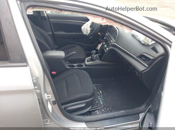 5NPD84LFXLH579734 2020 HYUNDAI ELANTRA Silver Vista interior delantera