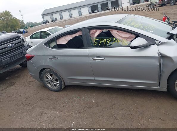 5NPD84LFXLH579734 2020 HYUNDAI ELANTRA Silver Vista interior trasera