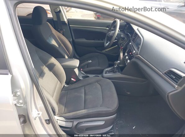 5NPD84LFXLH623182 2020 HYUNDAI ELANTRA Silver Front interior view