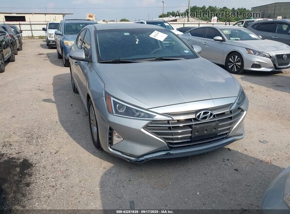 5NPD84LFXLH623182 2020 HYUNDAI ELANTRA Silver Front view
