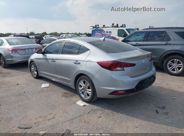 5NPD84LFXLH623182 2020 HYUNDAI ELANTRA Silver Rear left