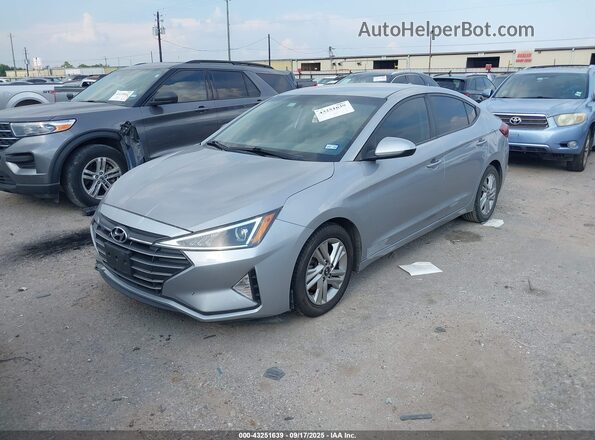 5NPD84LFXLH623182 2020 HYUNDAI ELANTRA Silver Front left