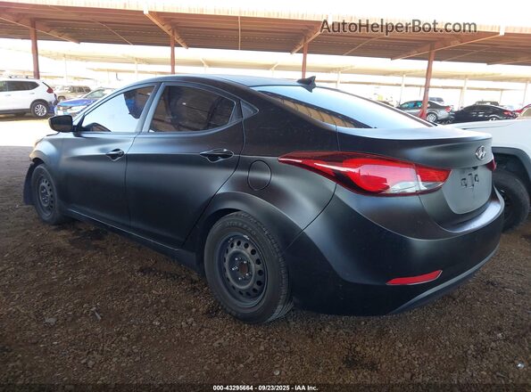 5NPDH4AE4GH759906 2016 HYUNDAI ELANTRA Черный Задняя левая четверть