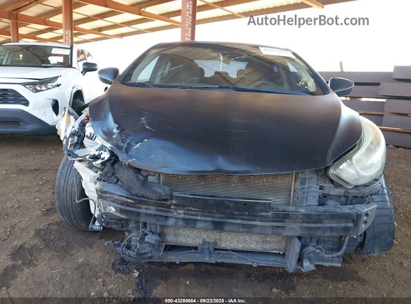 5NPDH4AE4GH759906 2016 HYUNDAI ELANTRA Черный Вид щитка приборов
