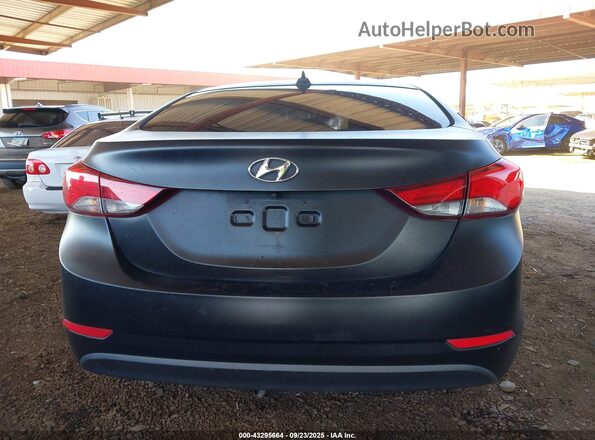 5NPDH4AE4GH759906 2016 HYUNDAI ELANTRA Черный 