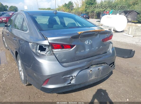 5NPE24AF0JH664488 2018 HYUNDAI SONATA Gray 