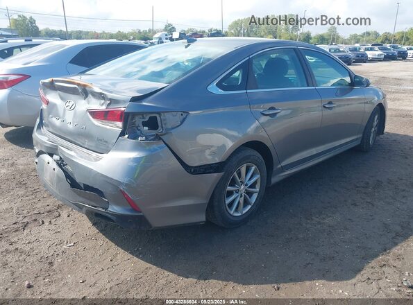 5NPE24AF0JH664488 2018 HYUNDAI SONATA Gray 