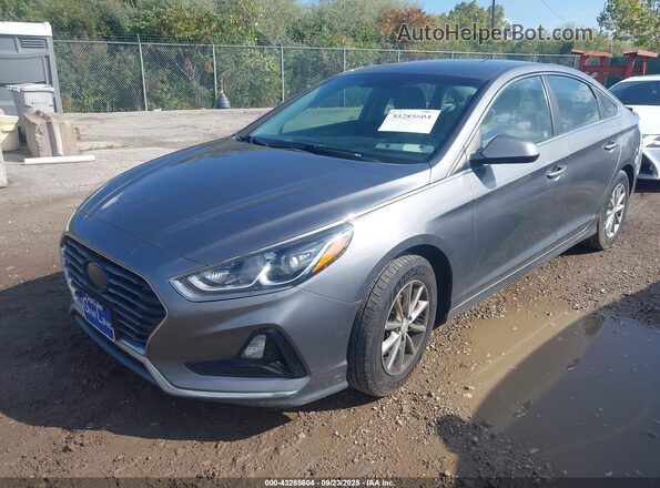 5NPE24AF0JH664488 2018 HYUNDAI SONATA Gray 
