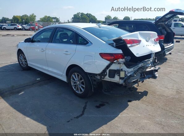 5NPE24AF2JH680983 2018 HYUNDAI SONATA White 