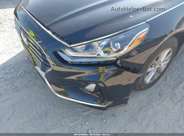 5NPE24AFXKH747458 2019 HYUNDAI SONATA Черный Вид спереди