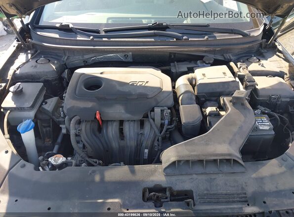 5NPE24AFXKH747458 2019 HYUNDAI SONATA Черный Вид сзади