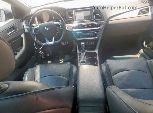 5NPE34AB3JH684292 2018 HYUNDAI SONATA Silver 