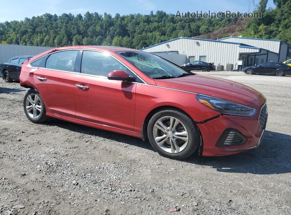 5NPE34AF0JH723813 2018 HYUNDAI SONATA Red 